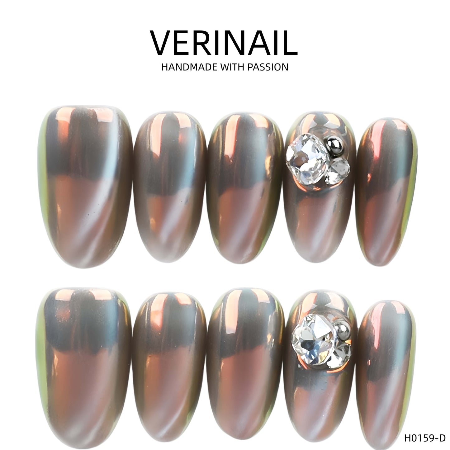 Press On Nails Almond-Medium-AM05