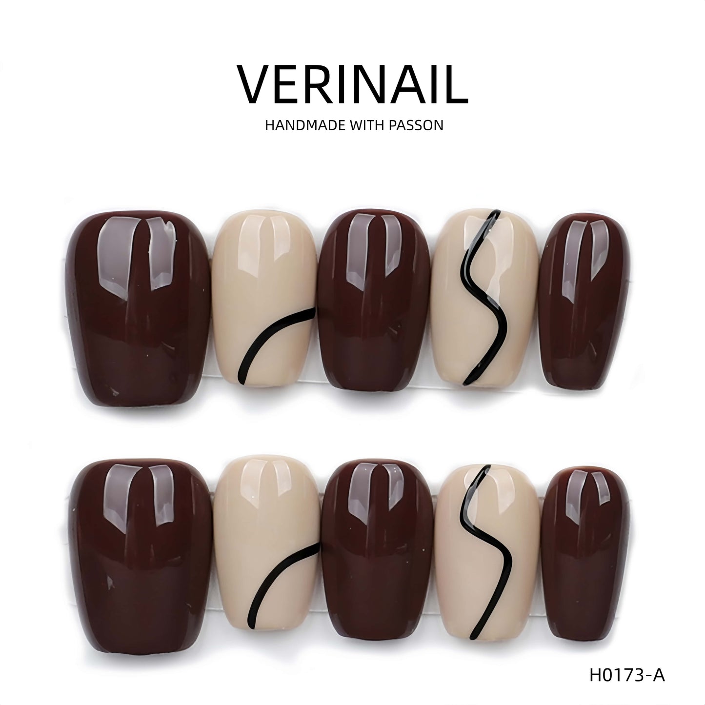 Press On Nails Ballerina- Short BS03