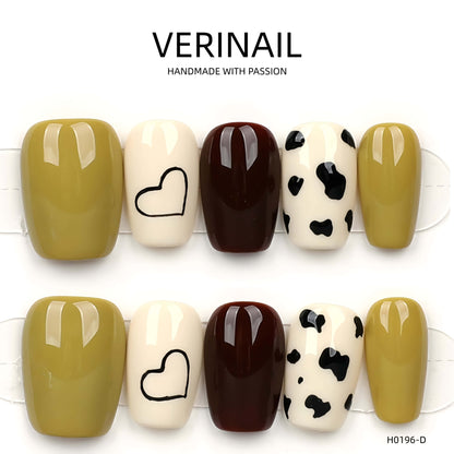 Press On Nails Color Yellow YW01