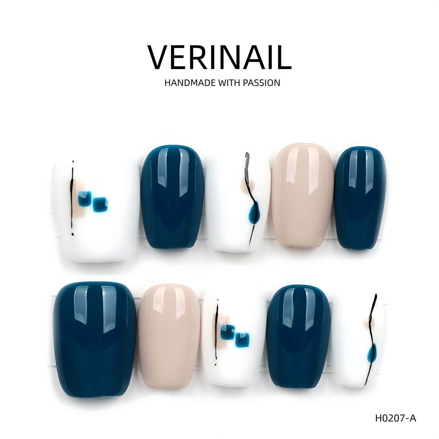 Press On Nails Ballerina- Short BS04