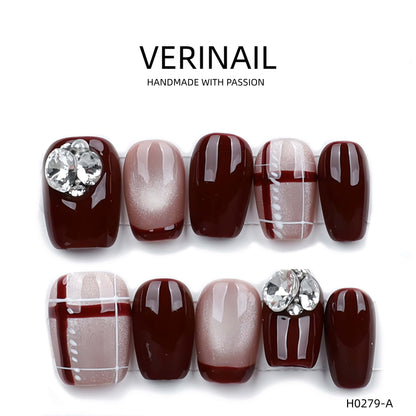 Press On Nails Ballerina- Short BS03