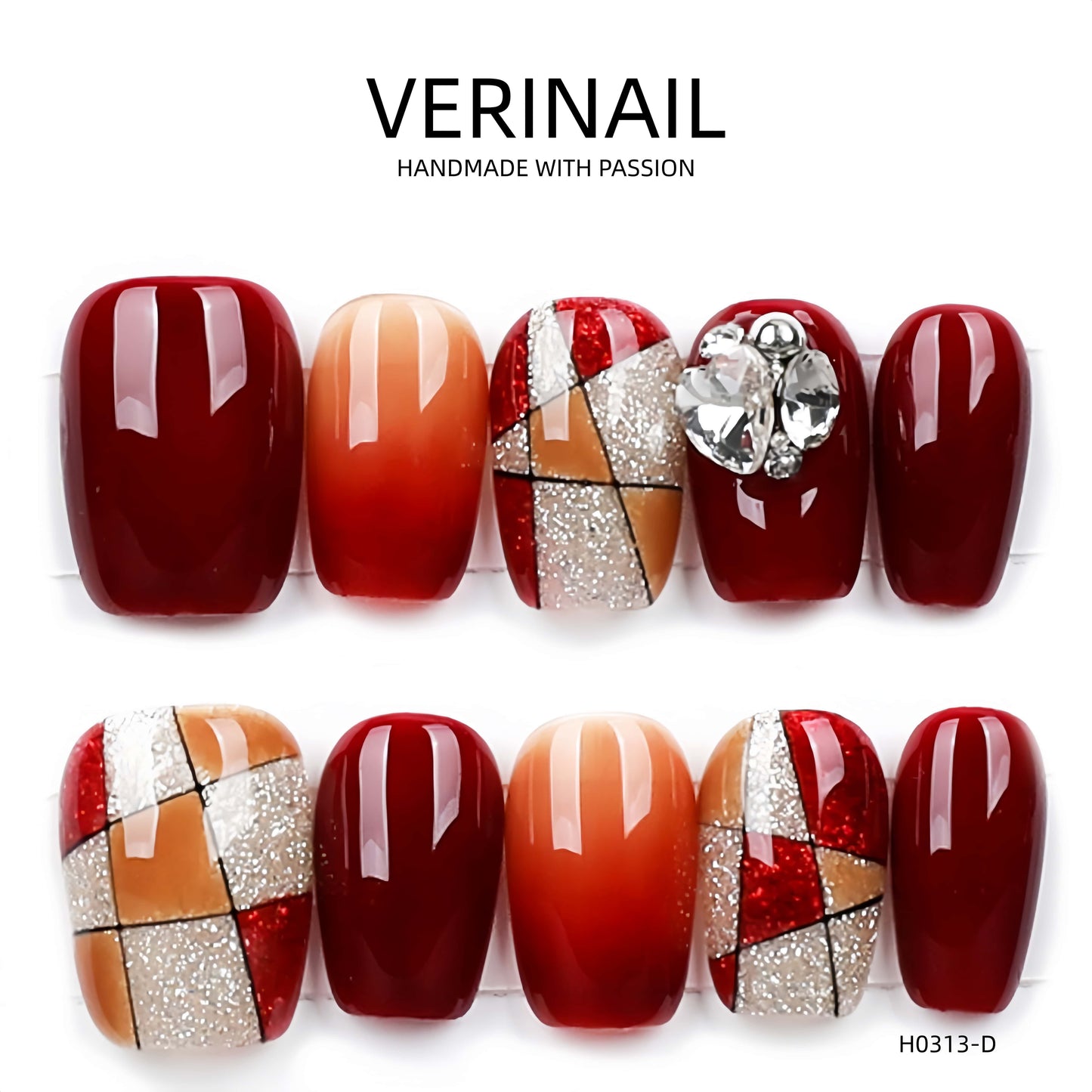 Press On Nails Square-Long SL004
