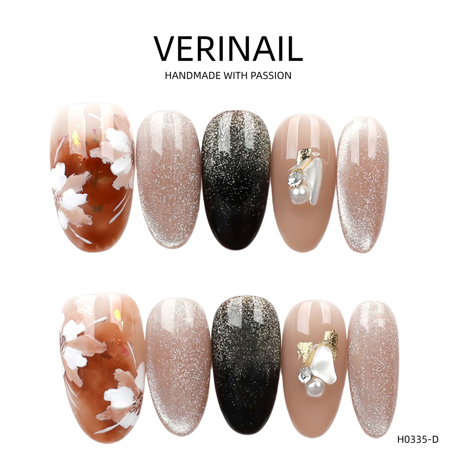 Press On Nails Almond-Medium-AM05