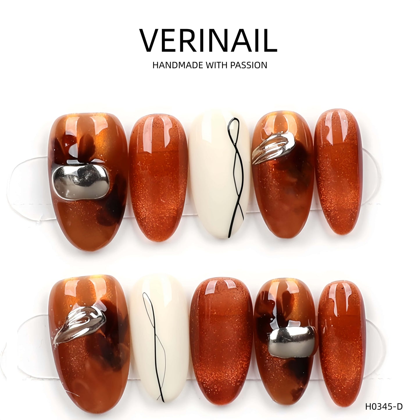 Press On Nails Oval-Long OL02