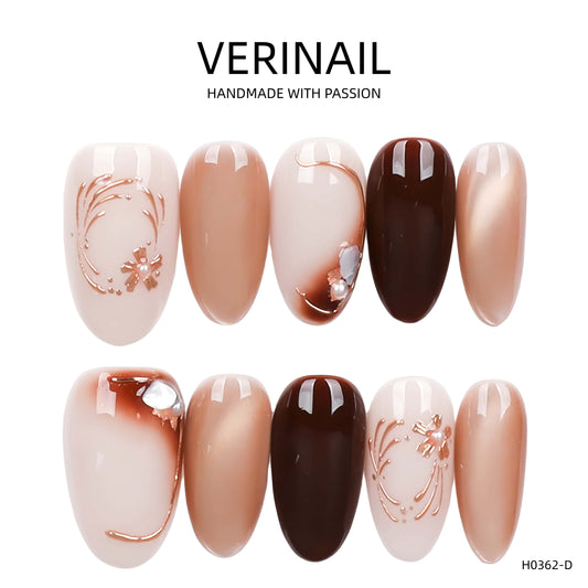 Press On Nails Almond-Medium-AM06