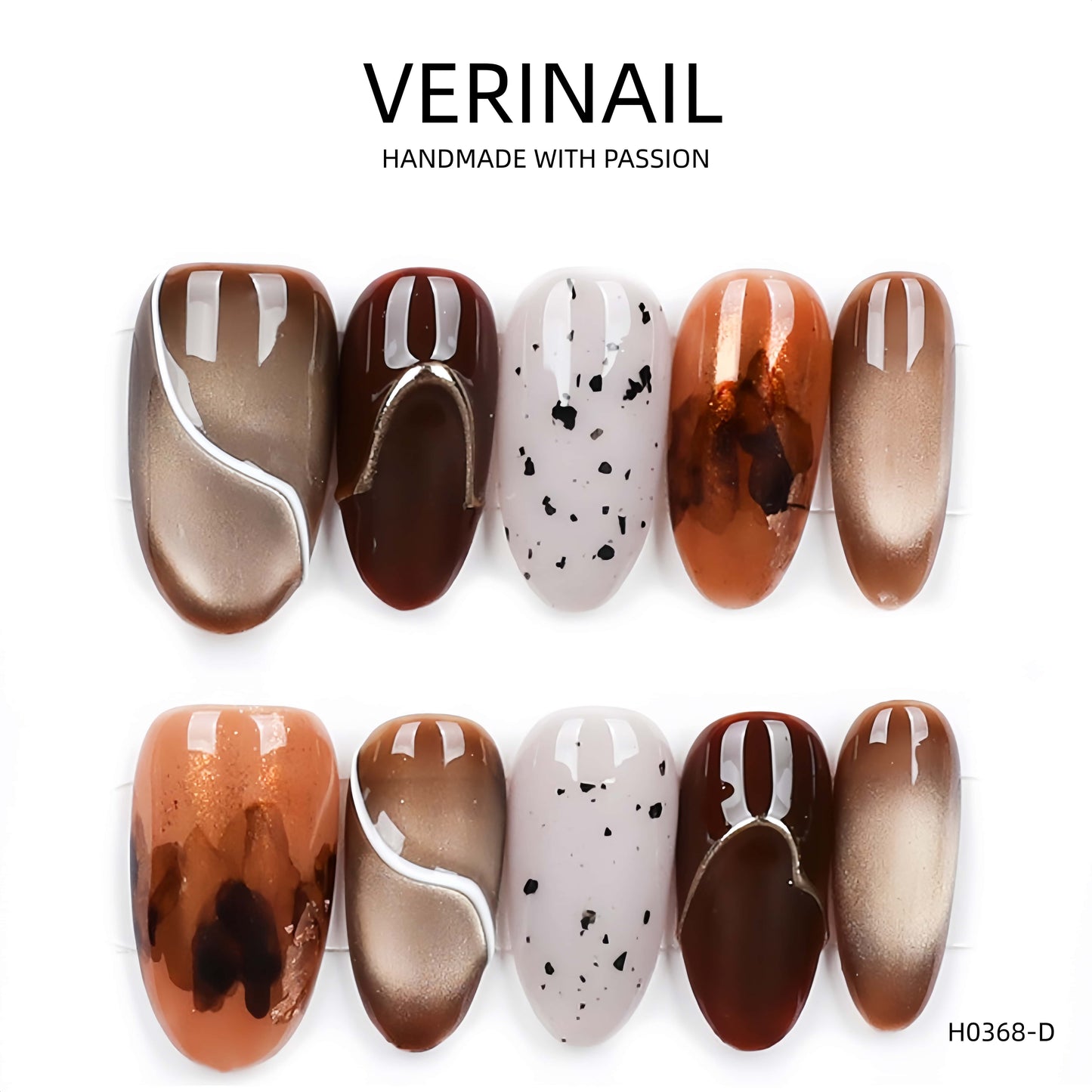 Press On Nails Almond-Medium-AM10