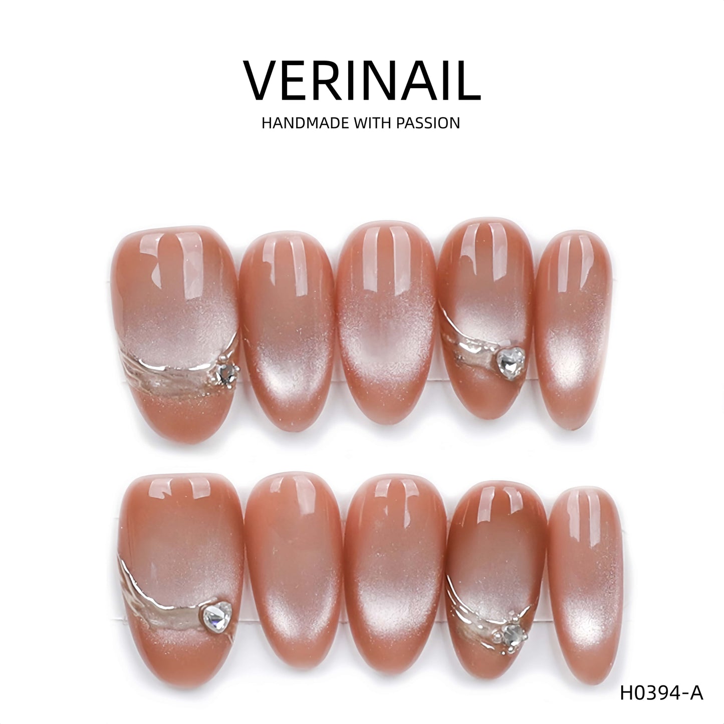 Press On Nails Almond-Medium-AM06