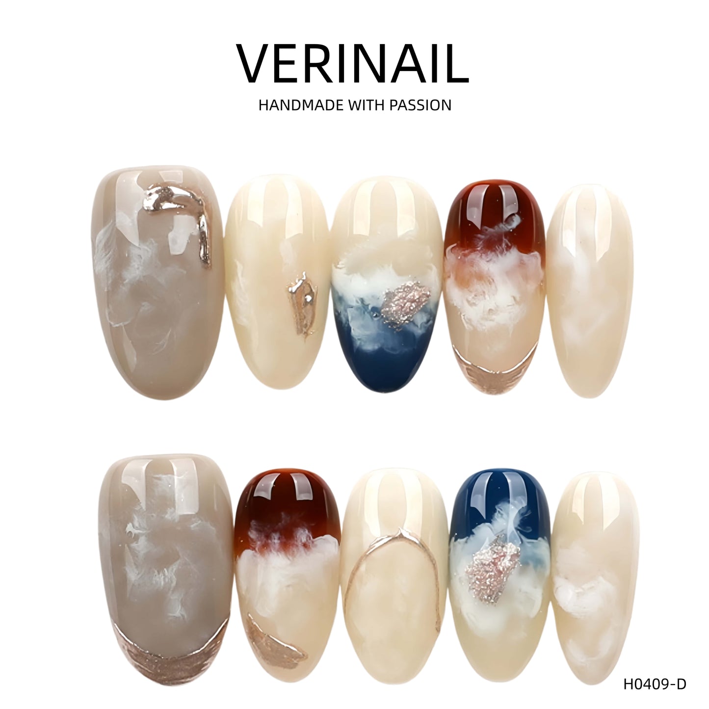 Press On Nails Oval-Long OL02