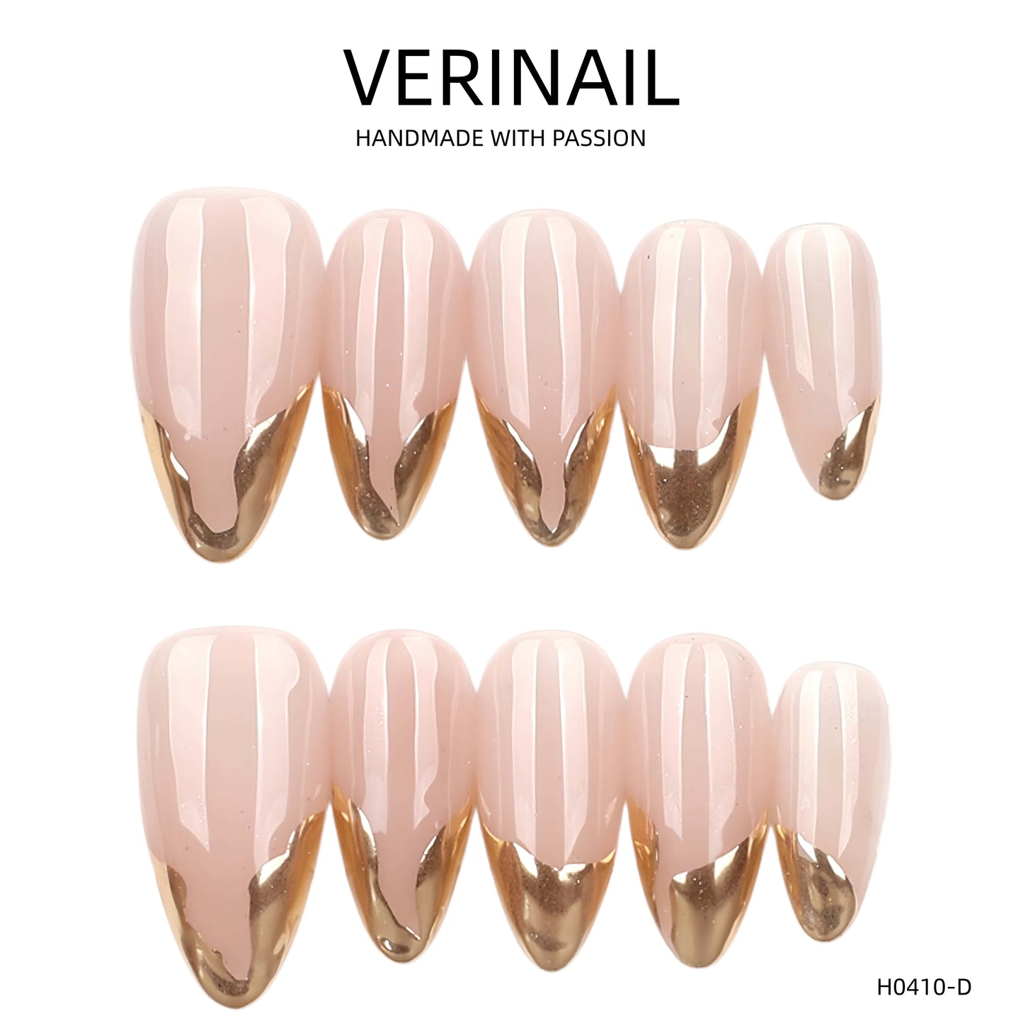 Press On Nails Almond-Medium-AM06