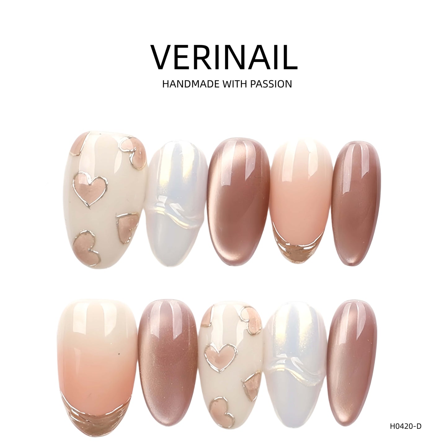 Press On Nails Color White WH04