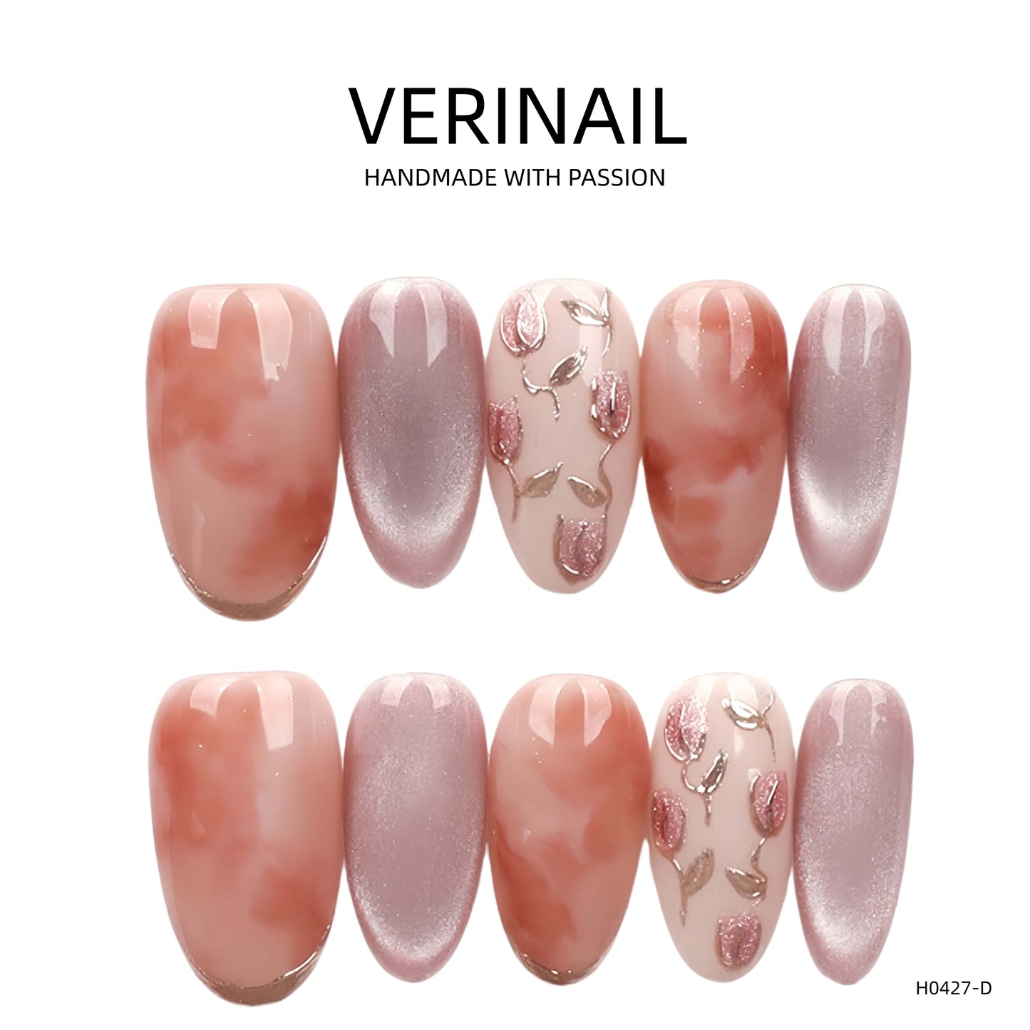 Press On Nails Oval-Long OL07