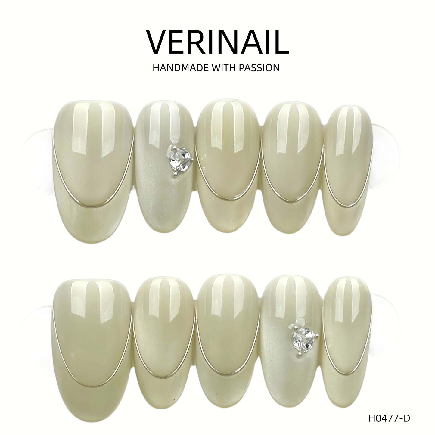 Press On Nails Oval-Long OL01