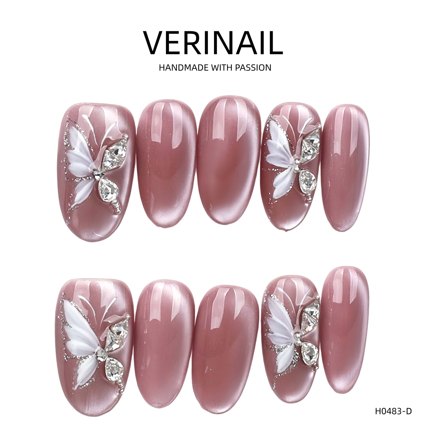 Press On Nails Style 3D TD05