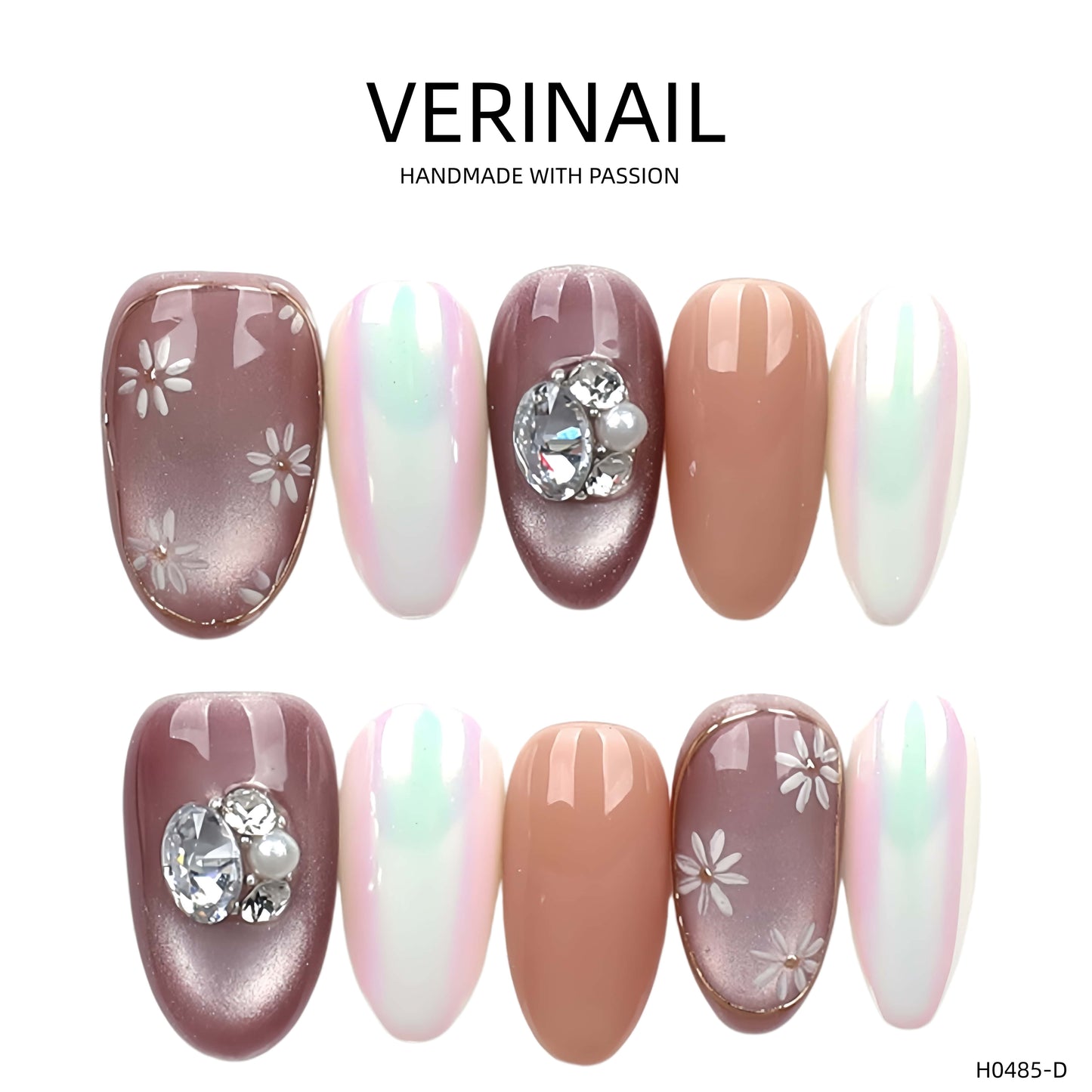 Press On Nails Oval-Long OL03