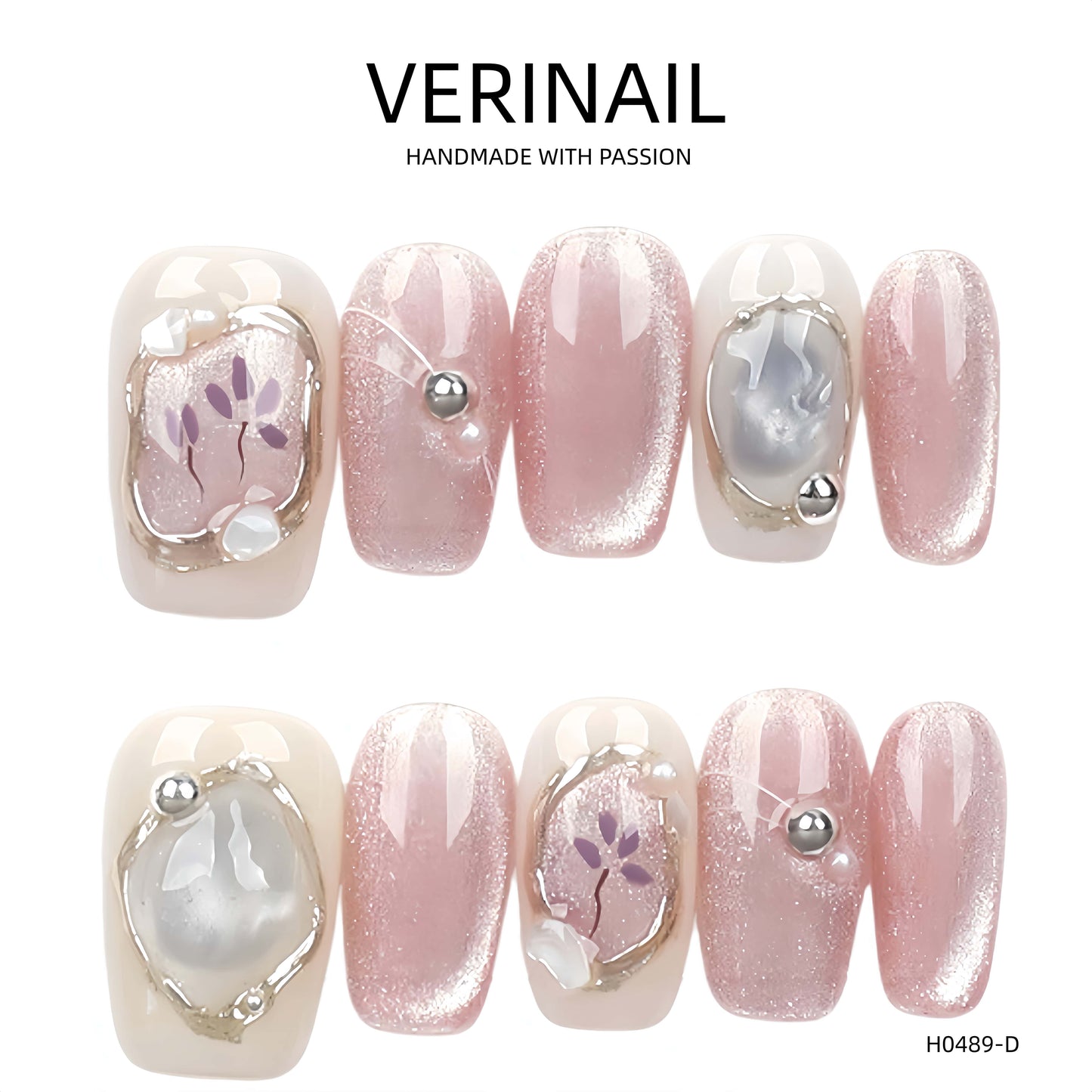 Press On Nails Style 3D TD06