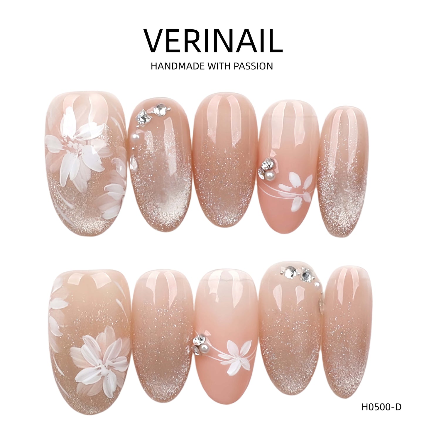Press On Nails Style 3D TD04