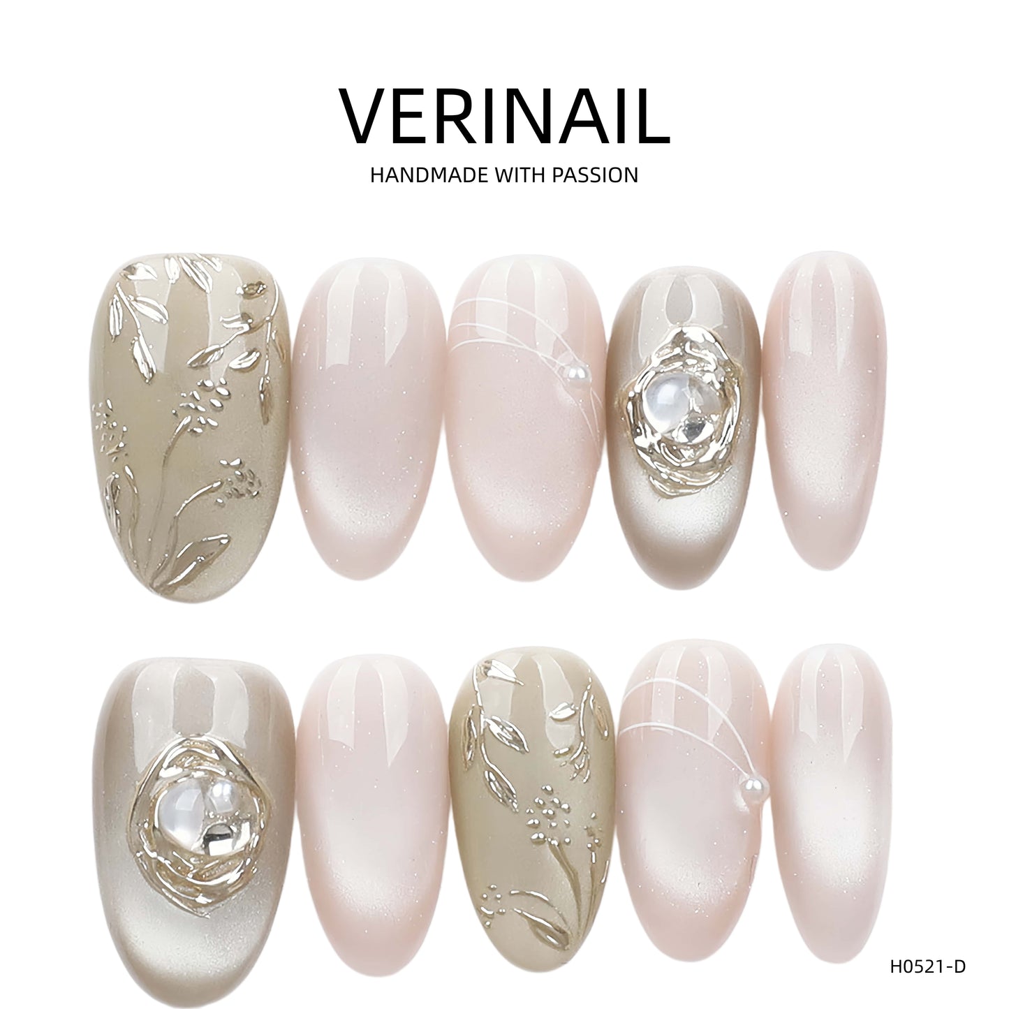 Press On Nails Color White WH03