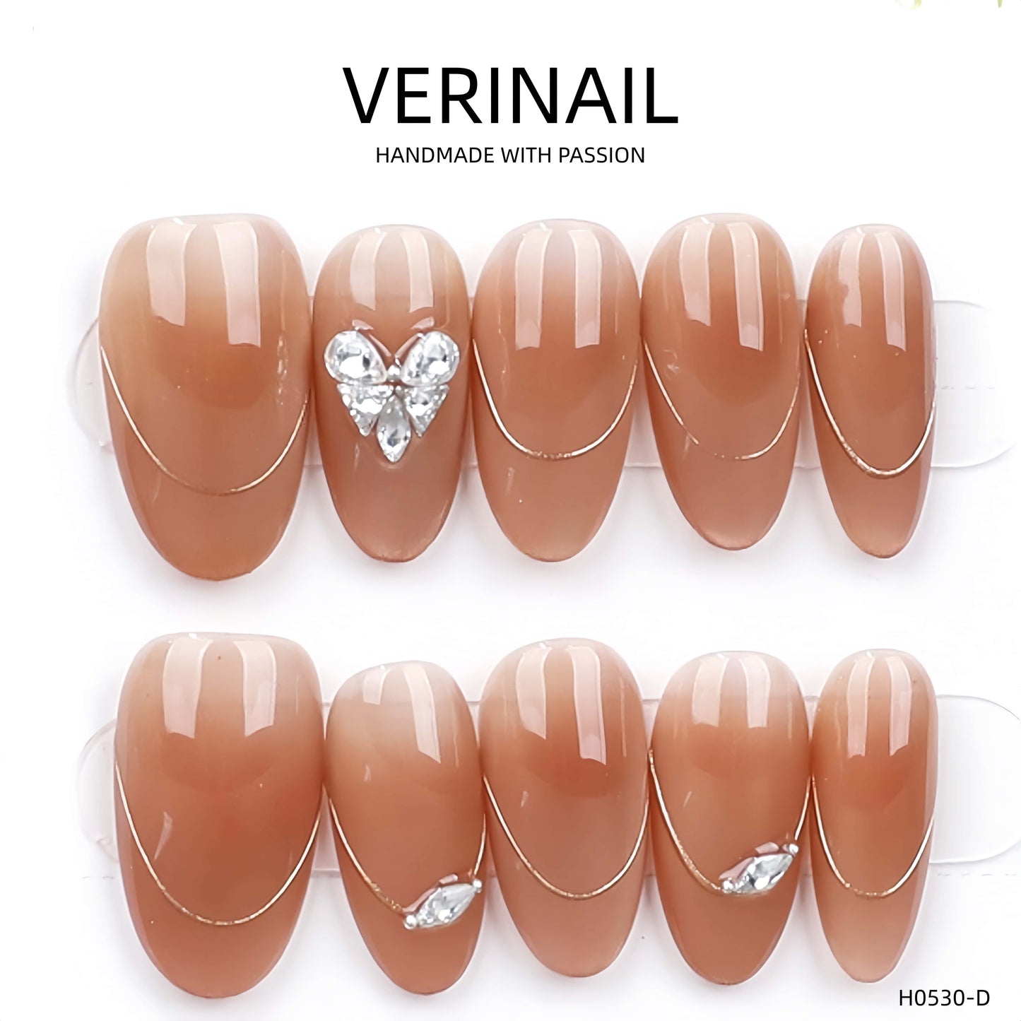 Press On Nails Oval-Long OL04