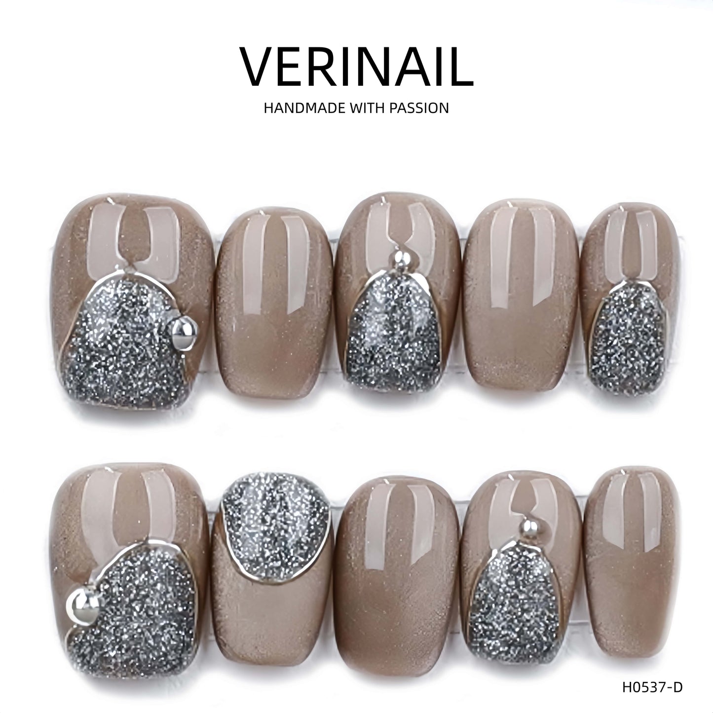 Press On Nails Ballerina- Short BS04