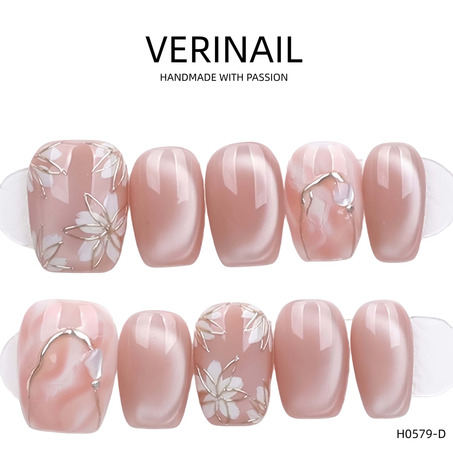 Press On Nails Ballerina- Short BS02
