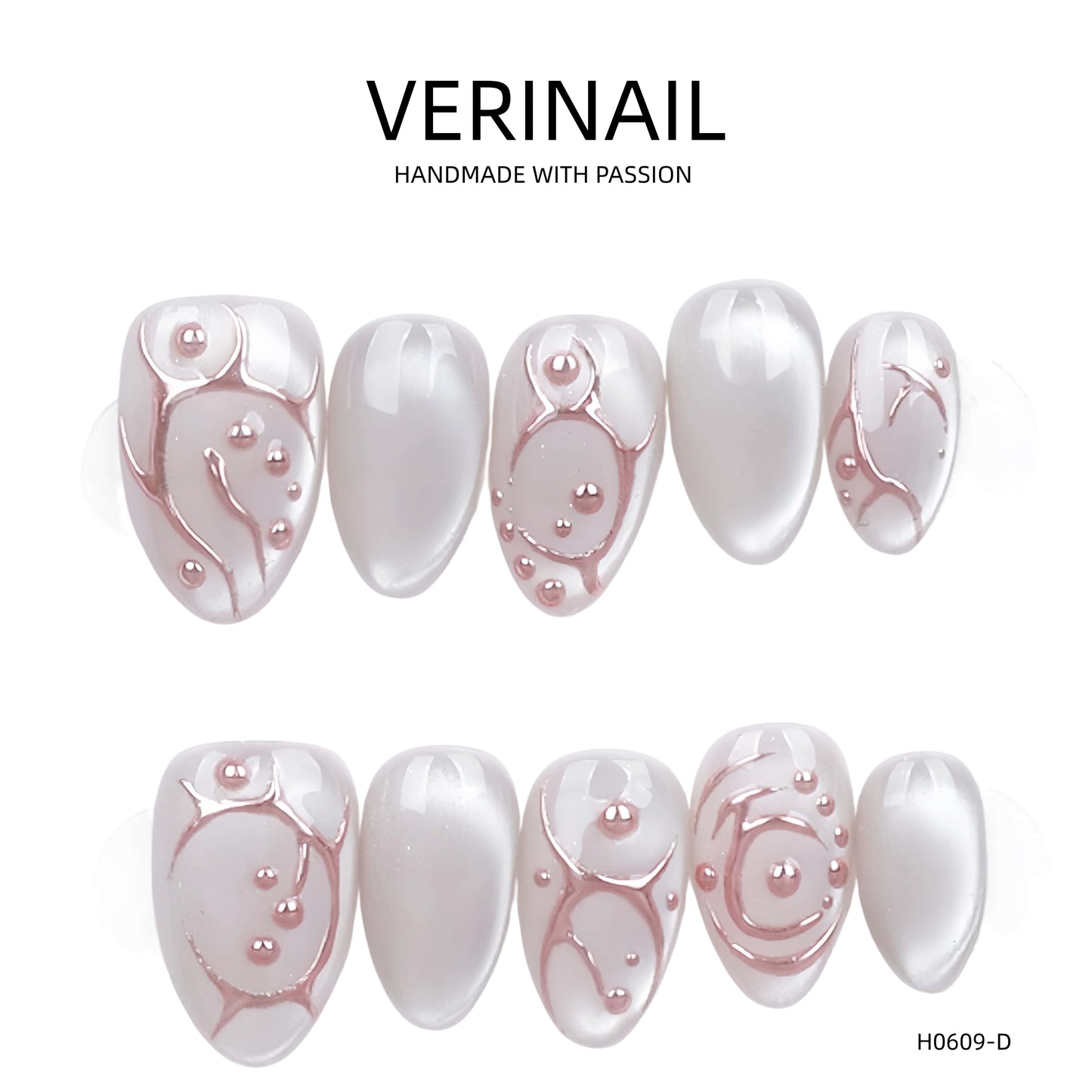 Press On Nails Color White WH01