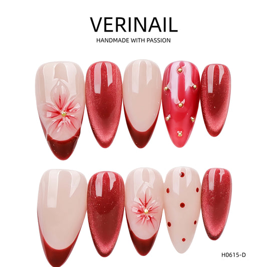 Press On Nails Almond-Medium-AM07