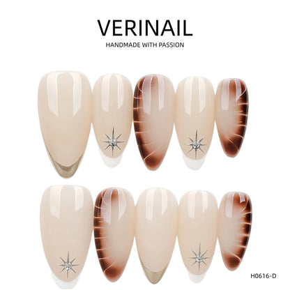 Press On Nails Almond-Medium-AM07