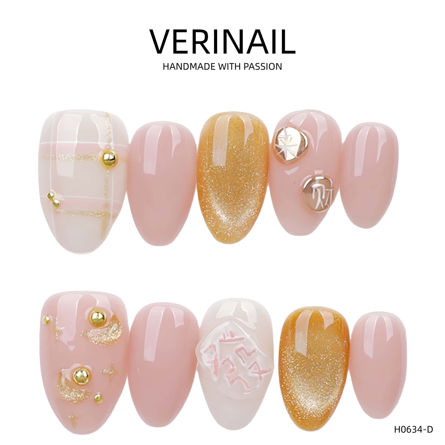 Press On Nails Oval-Short OS01