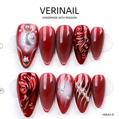 Press On Nails Almond-Medium-AM07