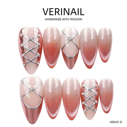 Press On Nails Almond-Medium-AM07