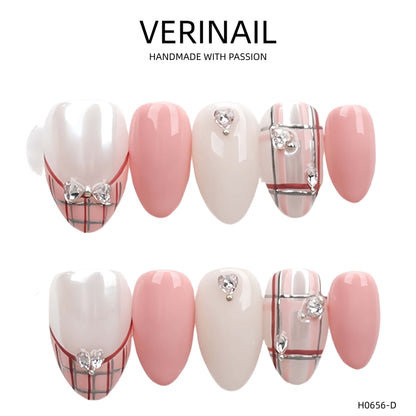 Press On Nails Almond-Medium-AM07