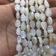 6X9MM Leaf Shape Mother of Pearl MOP Beads