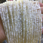 2x4mm Heshi Mother of Pearl MOP Beads