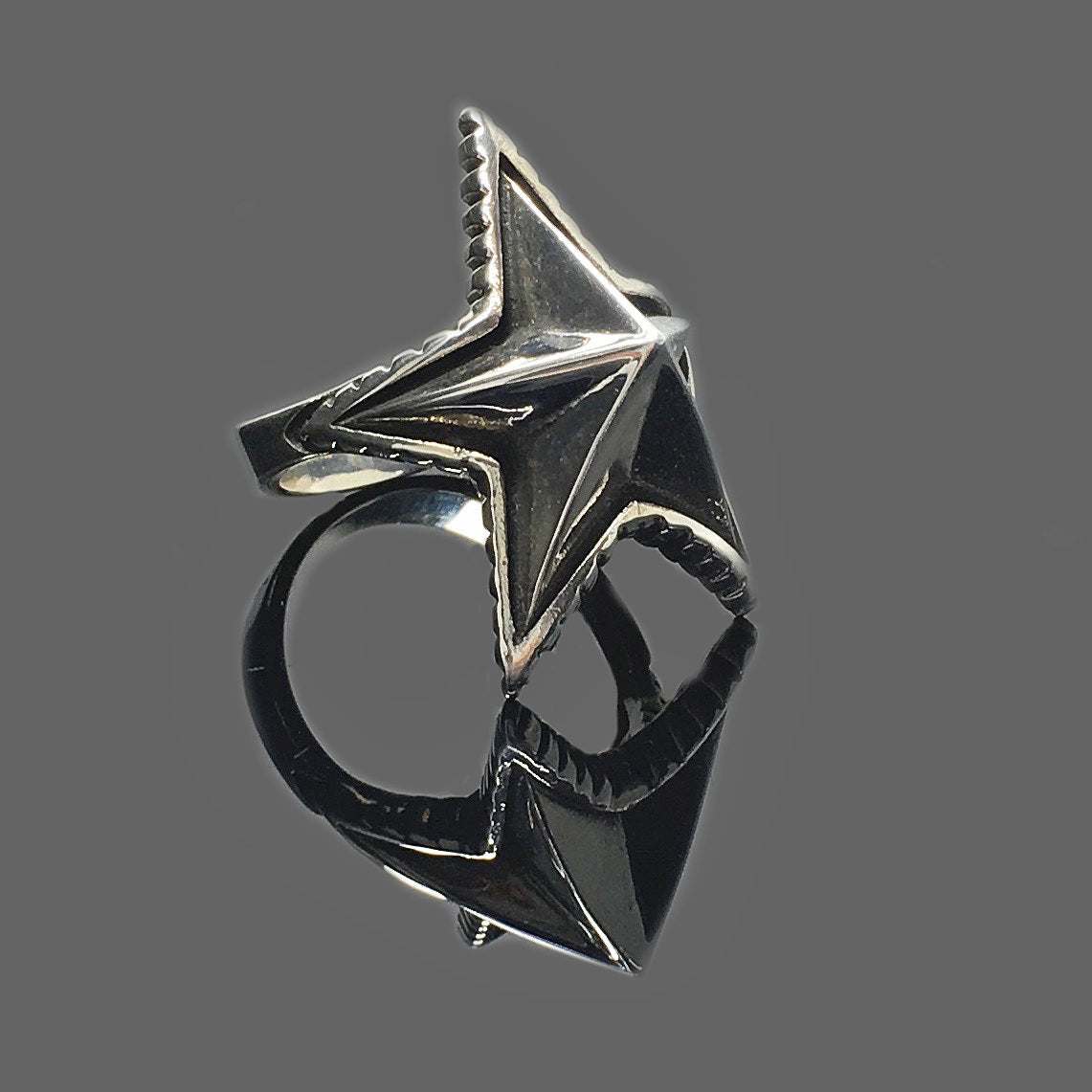 Spike Star Ring 925 Sterling Silver Jewelry