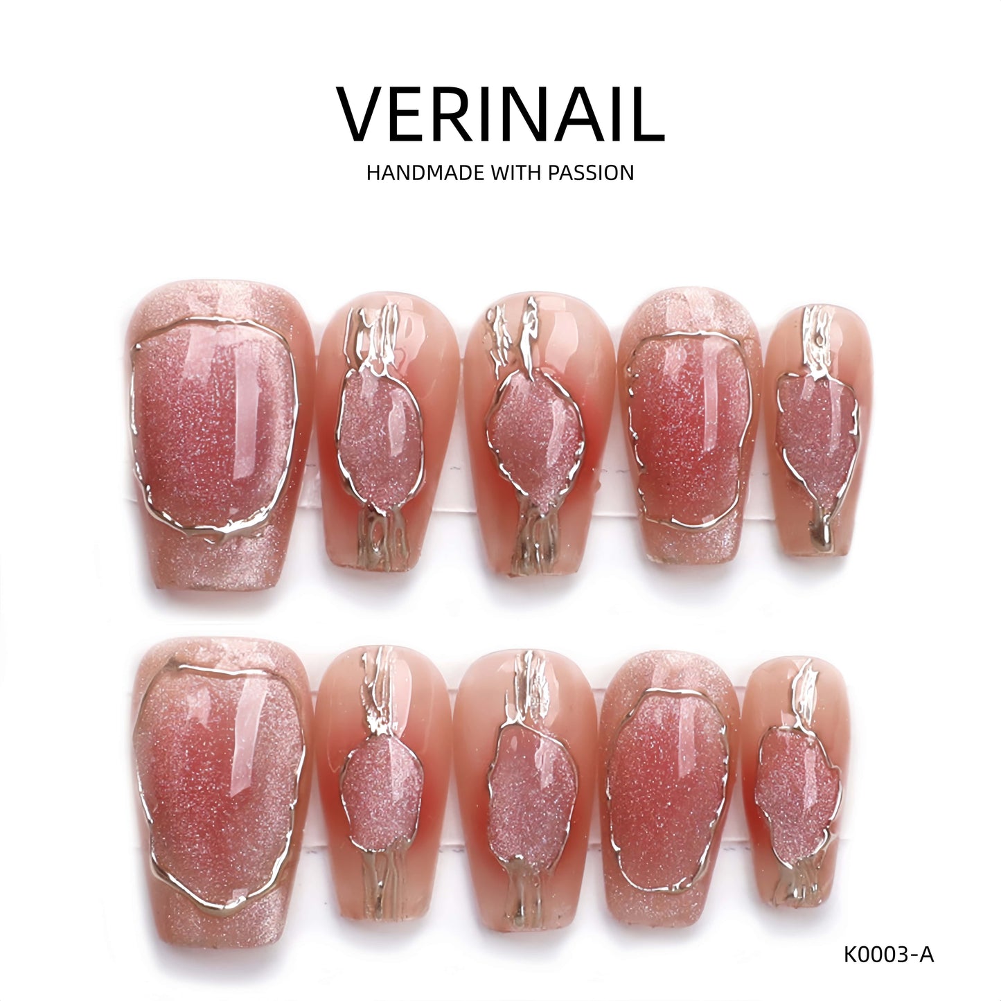Press On Nails Coffin-Deep CD01