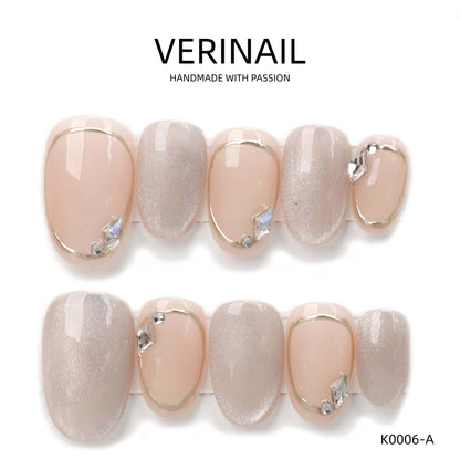 Press On Nails Oval-Short OS04