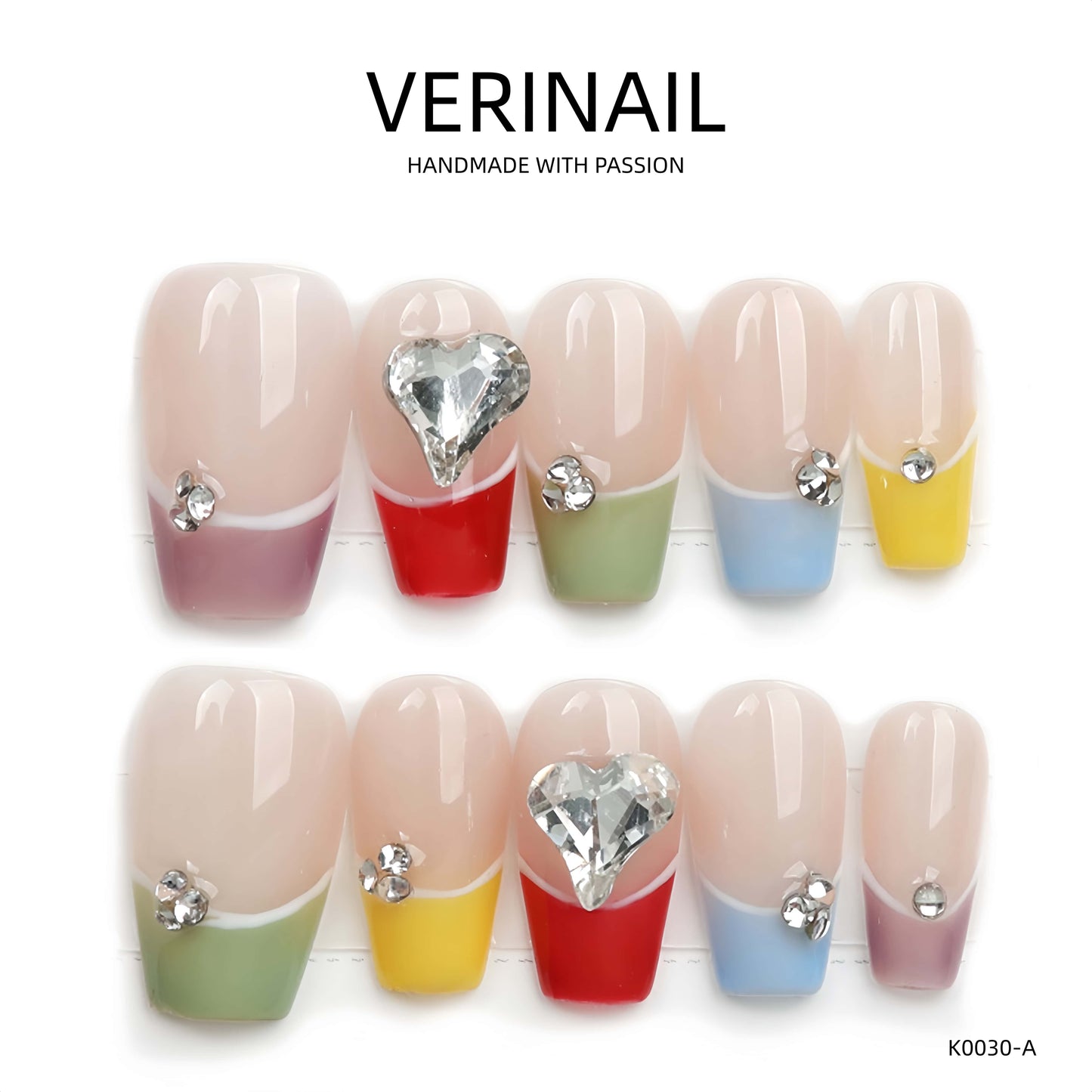 Press On Nails Ballerina- Medium BM02