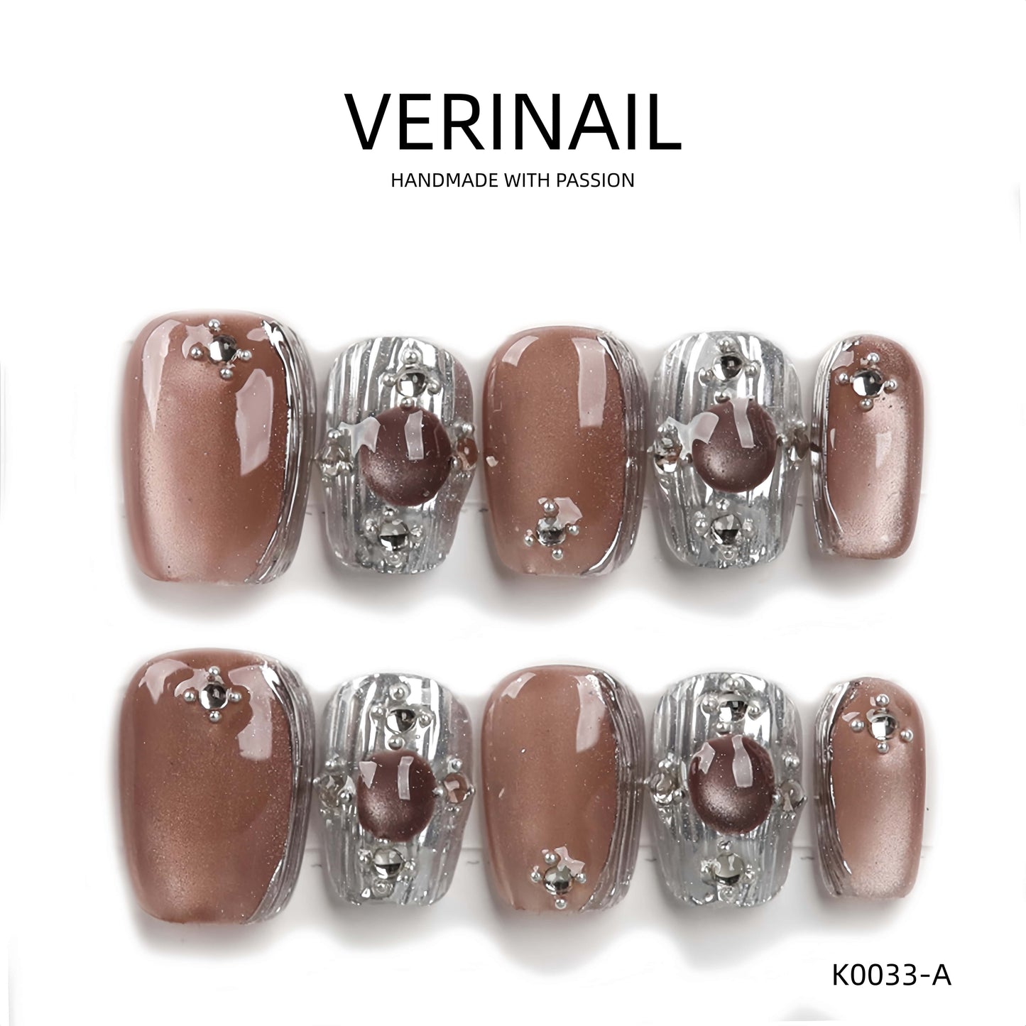 Press On Nails Ballerina- Short BS04