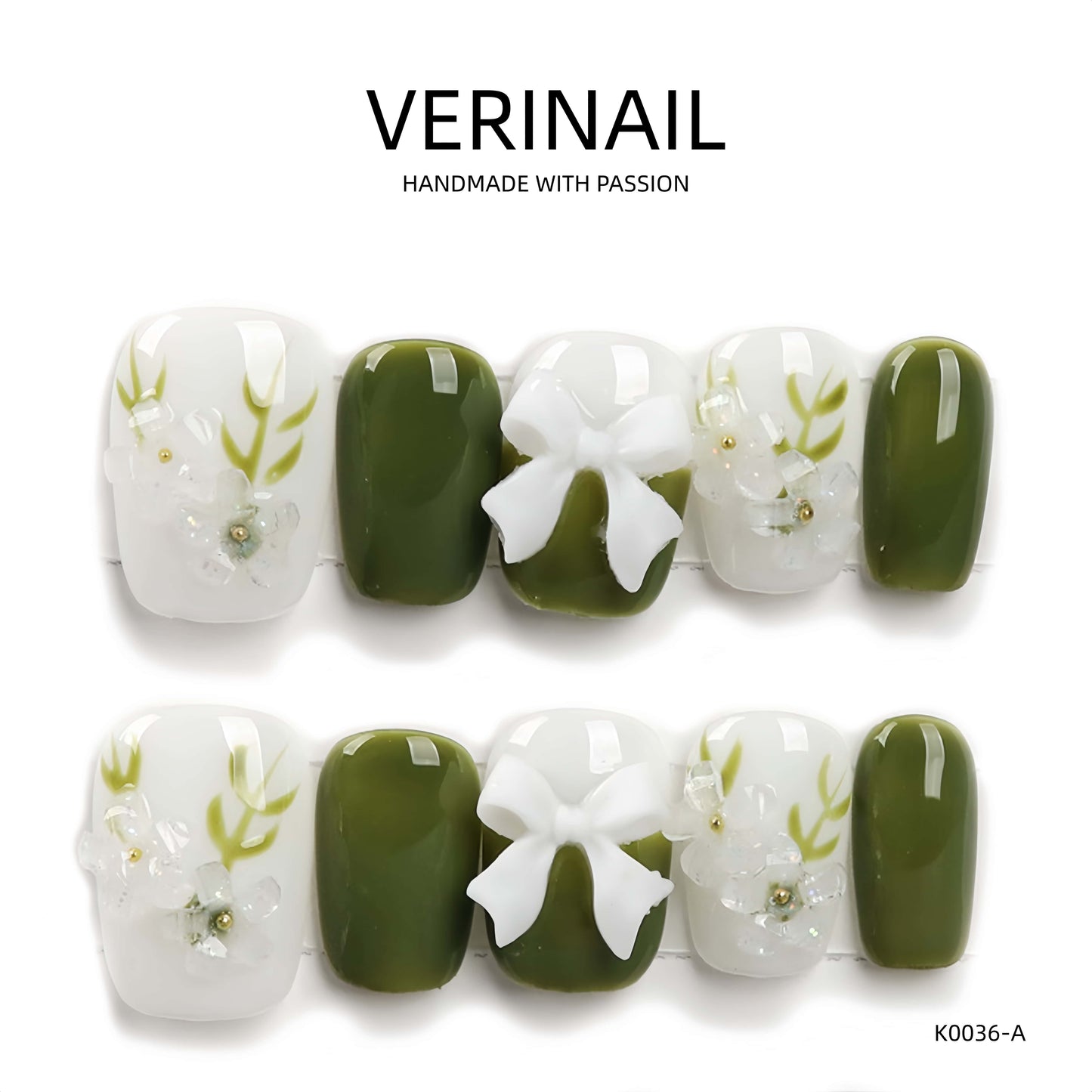 Press On Nails Ballerina- Short BS04