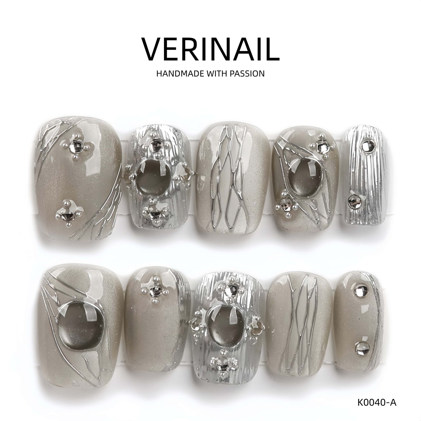 Press On Nails Color White WH02