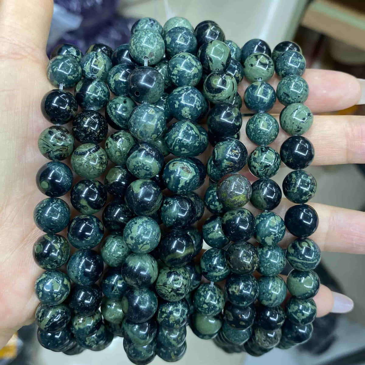 Round Smooth Beads Crystal/Quartz/Jasper/Agate 4mm 6mm 8mm 10mm