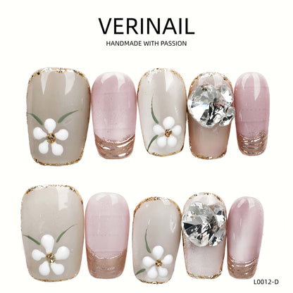 Press On Nails Color White WH02
