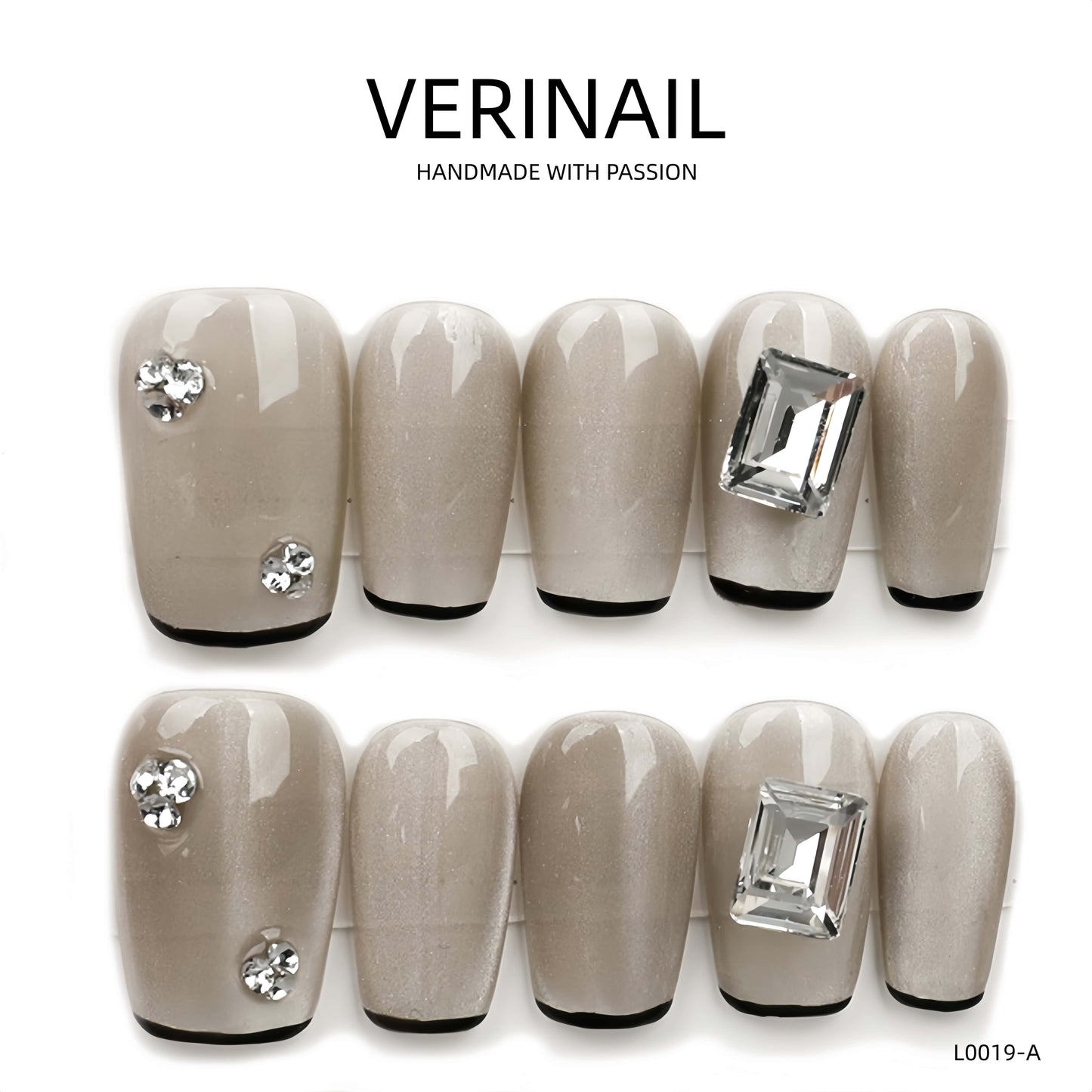 Press On Nails Ballerina- Short BS04