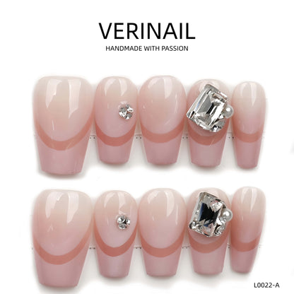Press On Nails Ballerina- Medium BM03