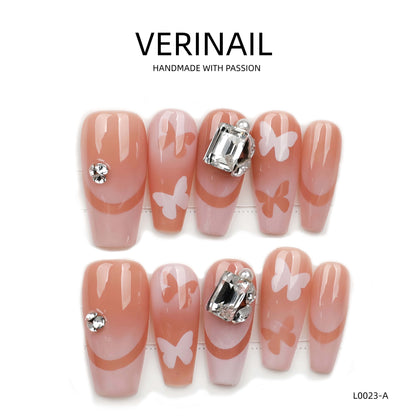 Press On Nails Ballerina- Medium BM01