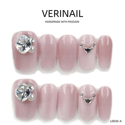 Press On Nails Ballerina- Short BS04