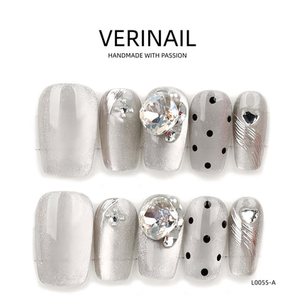 Press On Nails Color White WH01