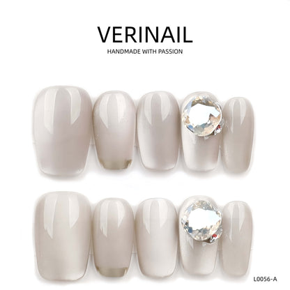 Press On Nails Color White WH01