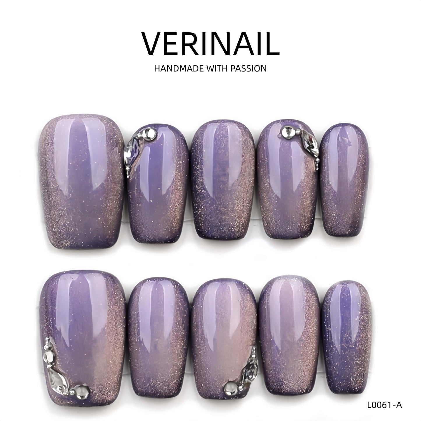 Press On Nails Ballerina- Short BS02
