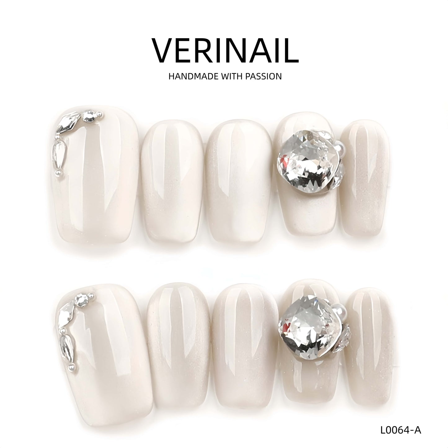 Press On Nails Ballerina- Medium BM02